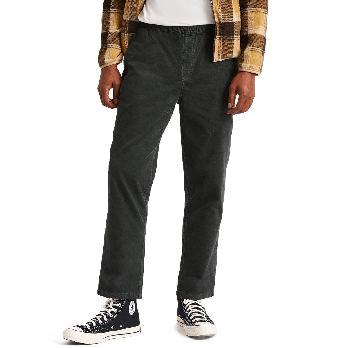 Brixton Steady Taper Elastic Pants - Men's Evergreen
