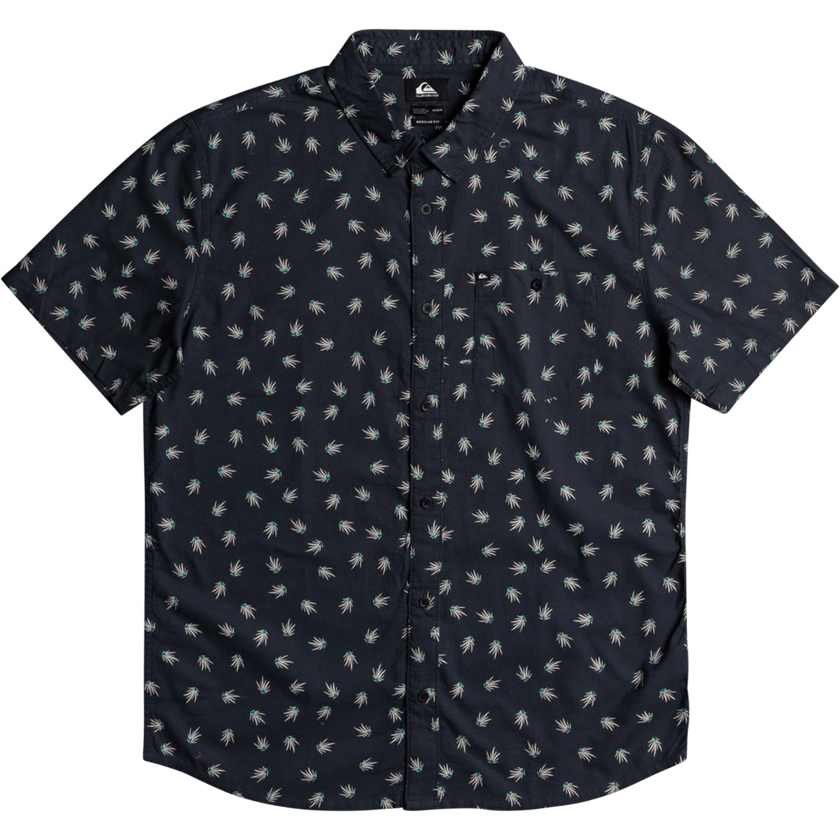 Quiksilver Killer Print Short-Sleeve Shirt - Men's India Ink Killer Print