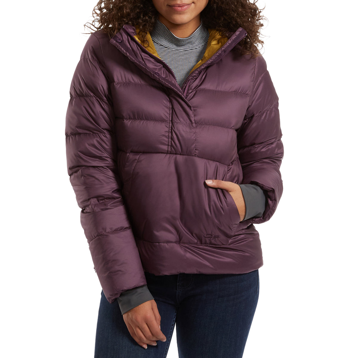 Outdoor Research Transcendent Down Pullover - Women's Blackberry