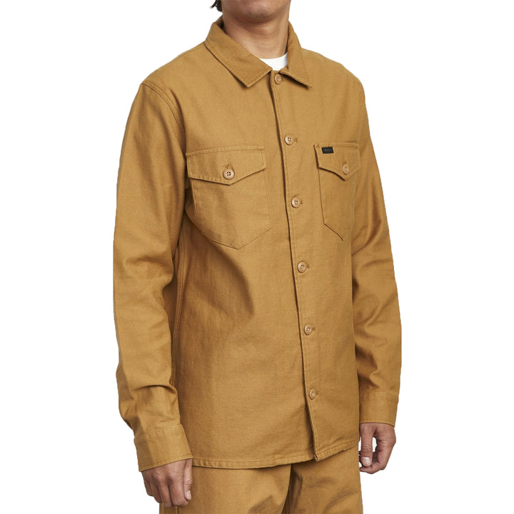RVCA Fubar Shirt Jacket - Men's Camel