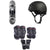 Element Star Wars Beskar 7.75 Skateboard Complete + Triple 8 Sweatsaver Liner Skateboard Helmet + Saver Series Color Collection Jr Pad Set