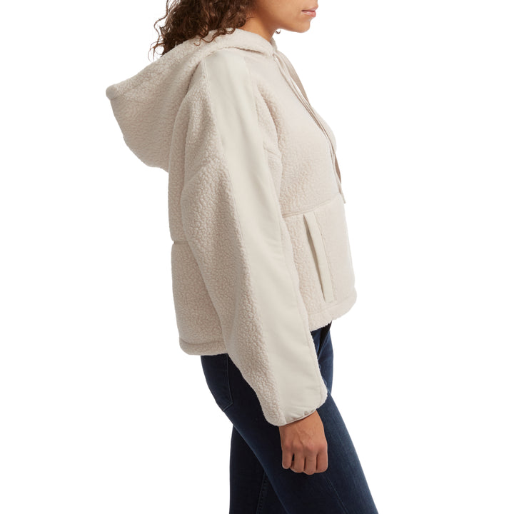 Holden Oversized Shearling Hoodie - Women's Canvas