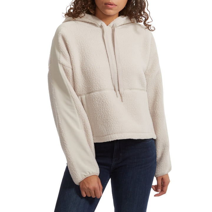 Holden Oversized Shearling Hoodie - Women's Canvas
