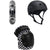 Element Star Wars Beskar 8.0 Skateboard Complete + Pro-Tec The Classic Certified EPS Skateboard Helmet + Street Skateboard Knee Pads