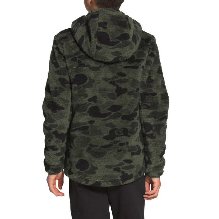 The North Face Campshire Hoodie - Boys' New Taupe Green Duck Camo Print