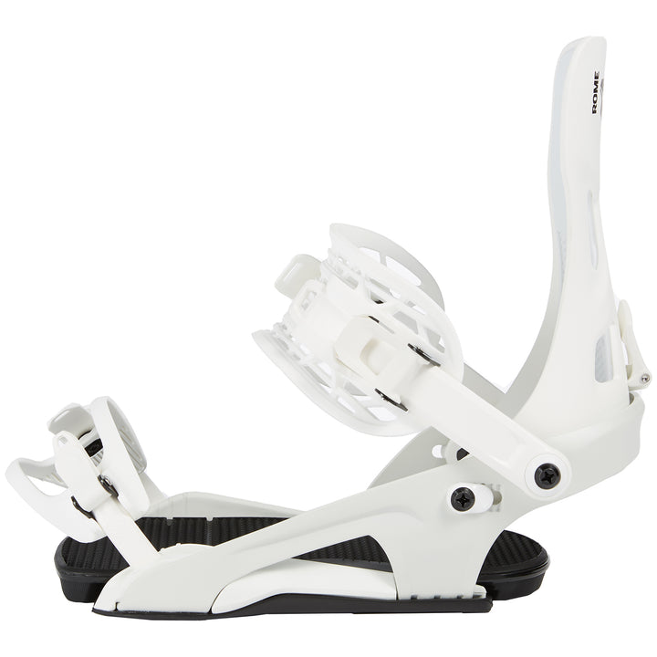Rome Crux SE Snowboard Bindings 2022 White
