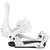 Rome Crux SE Snowboard Bindings 2022 White