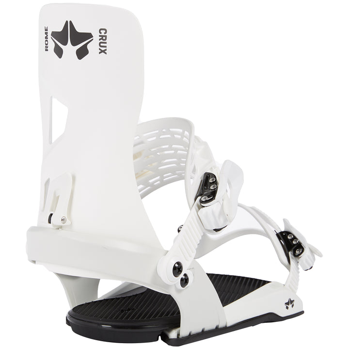 Rome Crux SE Snowboard Bindings 2022 White