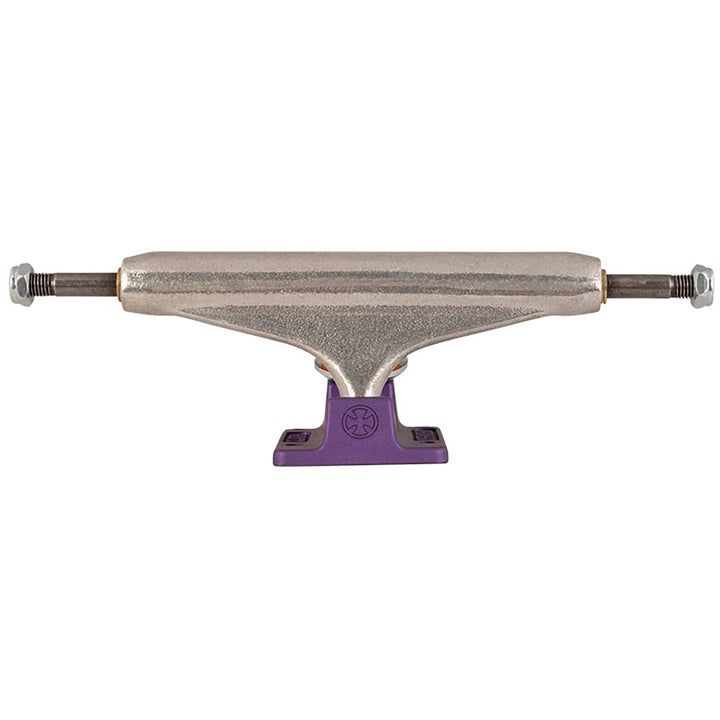 Independent 144 Stage 11 Hollow Silver Ano Purple Standard Skateboard Truck