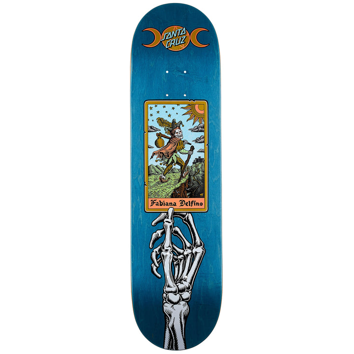 Santa Cruz Delfino Tarot Powerply 8.25 Skateboard Deck