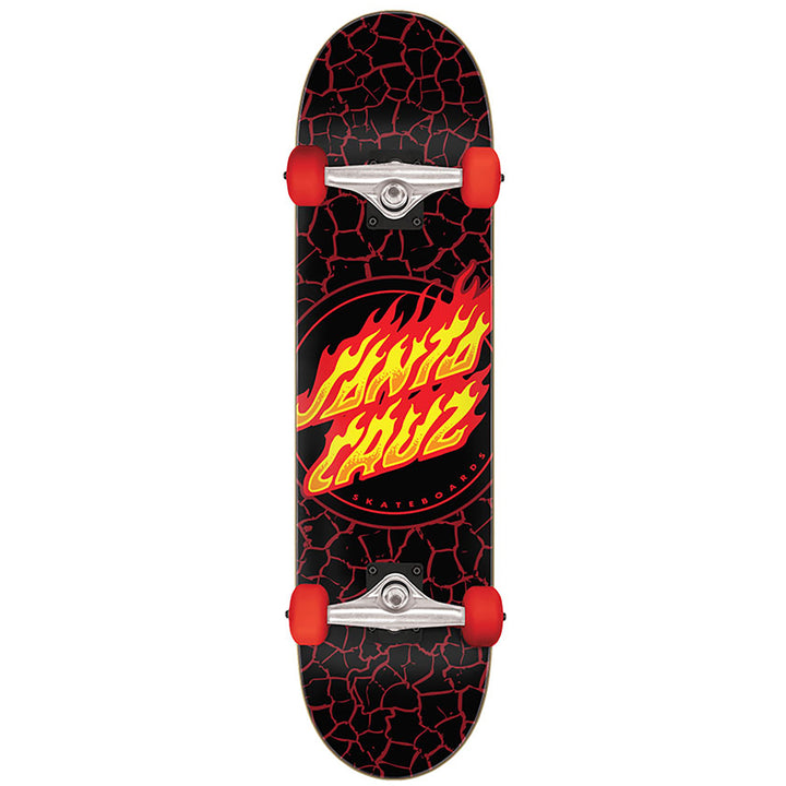 Santa Cruz Flame Dot Full 8.0 Skateboard Complete