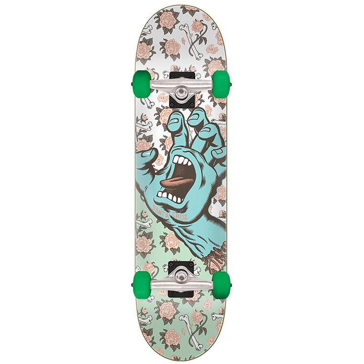 Santa Cruz Floral Decay Hand Full 8.0 Skateboard Complete