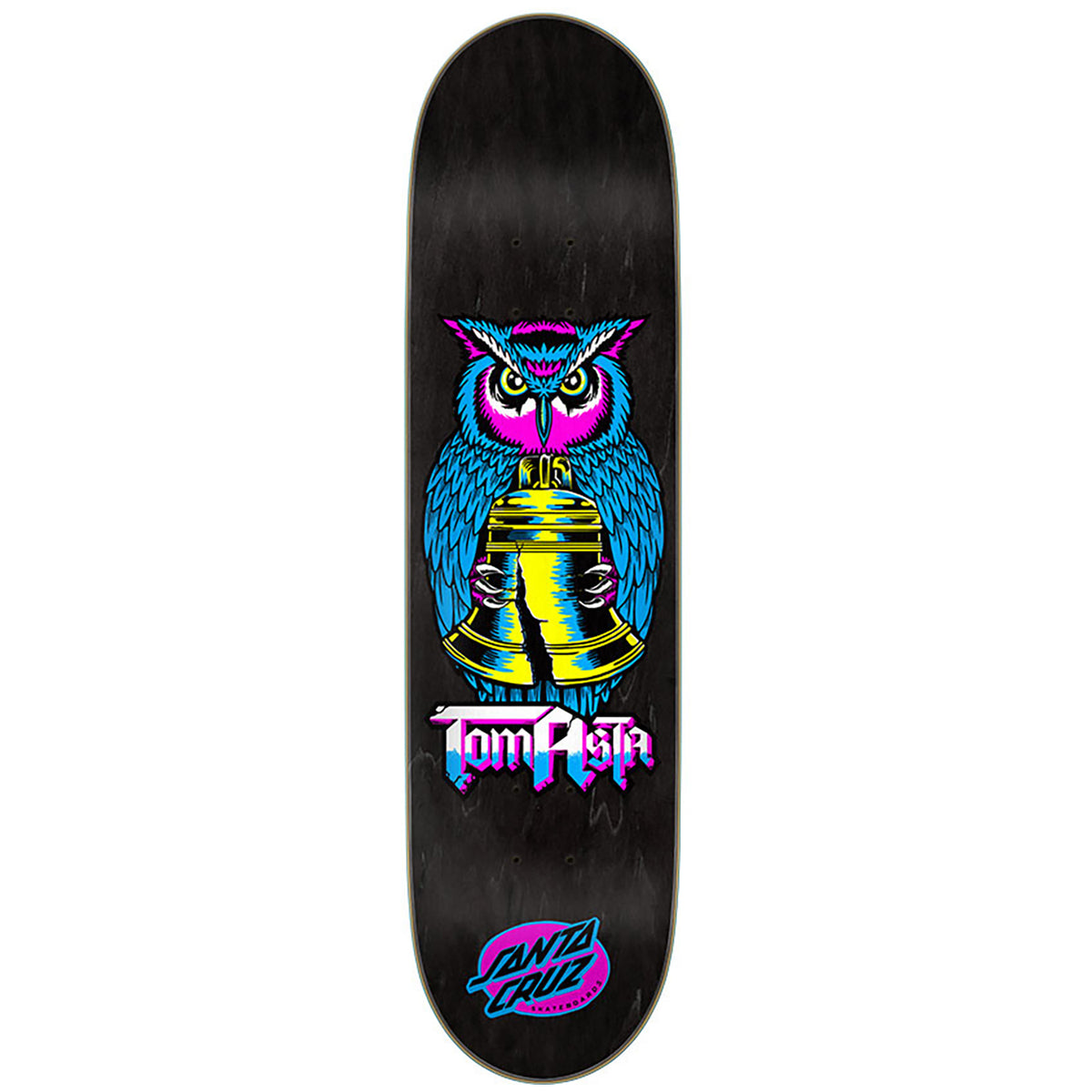 Santa Cruz Asta Night Owl Powerply 8.0 Skateboard Deck