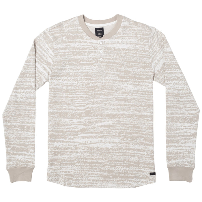 RVCA Lush Long-Sleeve Henley Shirt - Men's Natural