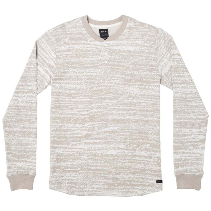 RVCA Lush Long-Sleeve Henley Shirt - Men's Natural