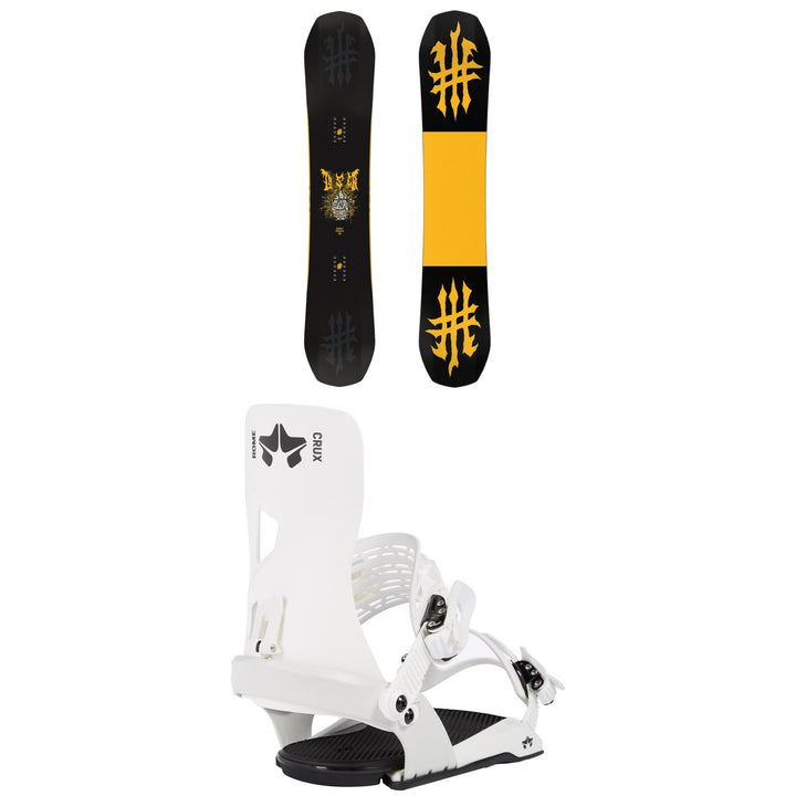 Lobster Halldor Pro Snowboard + Rome Crux SE Snowboard Bindings 2020