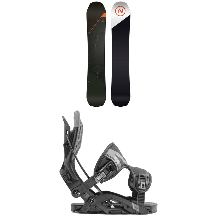 Nidecker Platinum Snowboard + Flow Fuse Fusion Snowboard Bindings 2020