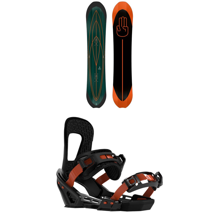Bataleon Omni Snowboard - Blem + Switchback Smith Snowboard Bindings 2020