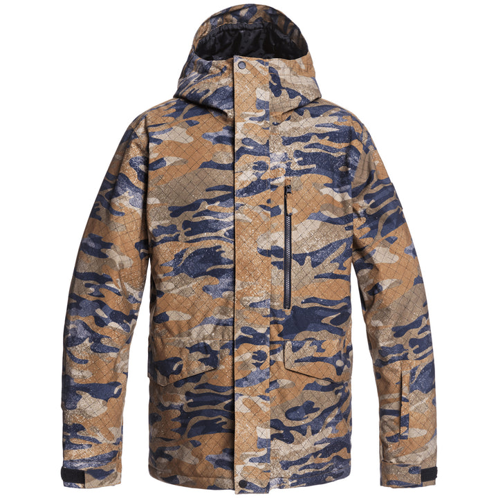 Quiksilver Mission Printed Jacket - Men's Military Olive GPS POint