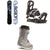 Roxy Ally Banana Snowboard + Team Snowboard Bindings + thirtytwo STW Boa Snowboard Boots - Women's 2021