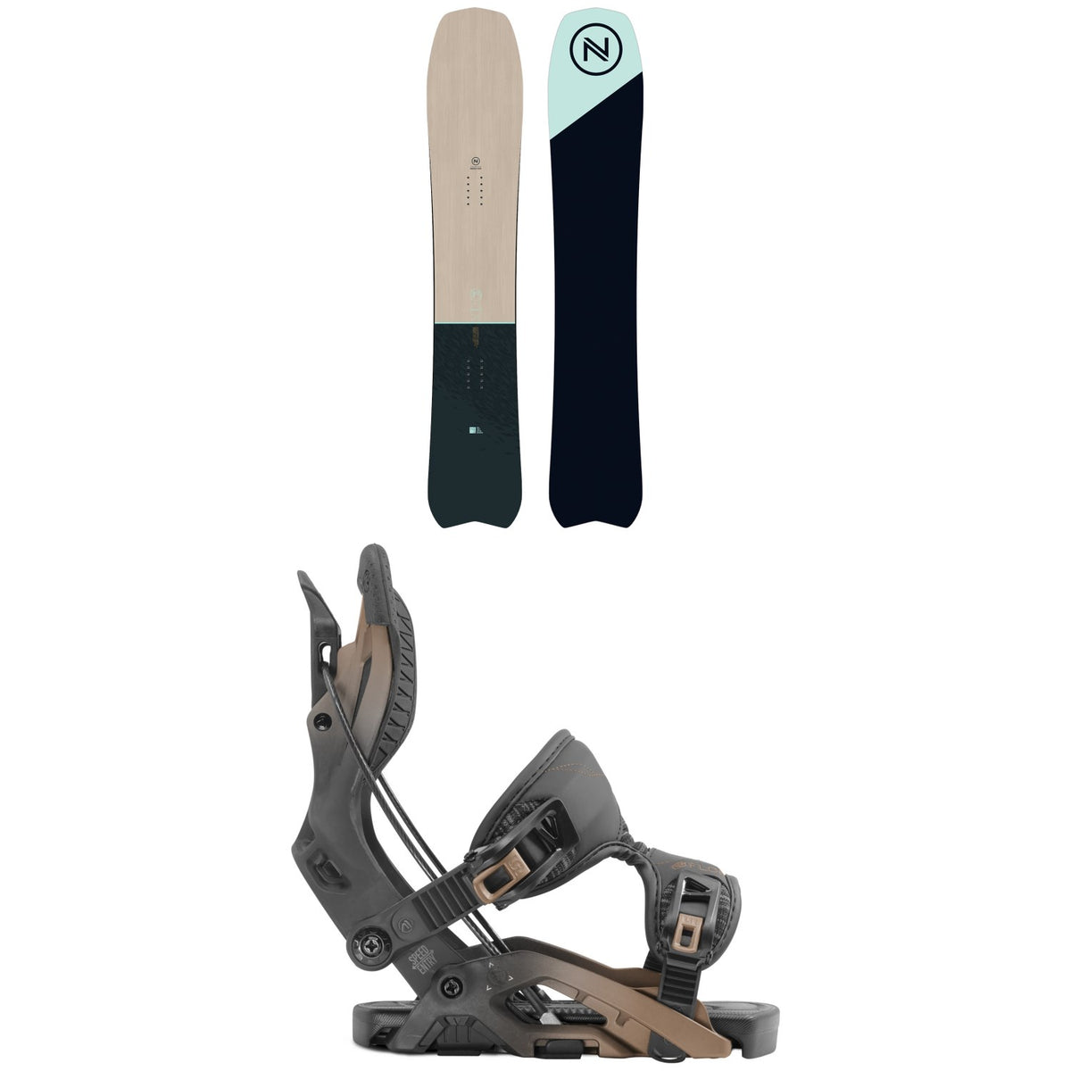 Nidecker Odyssey Snowboard + Flow Omni Fusion Snowboard Bindings - Women's 2020