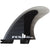 FCS II Reactor PC Medium Tri Fin Set Charcoal/Black