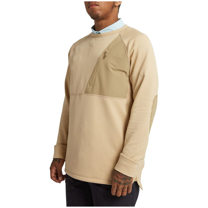 Burton Multipath Grid Crewneck - Men's Safari/Kelp