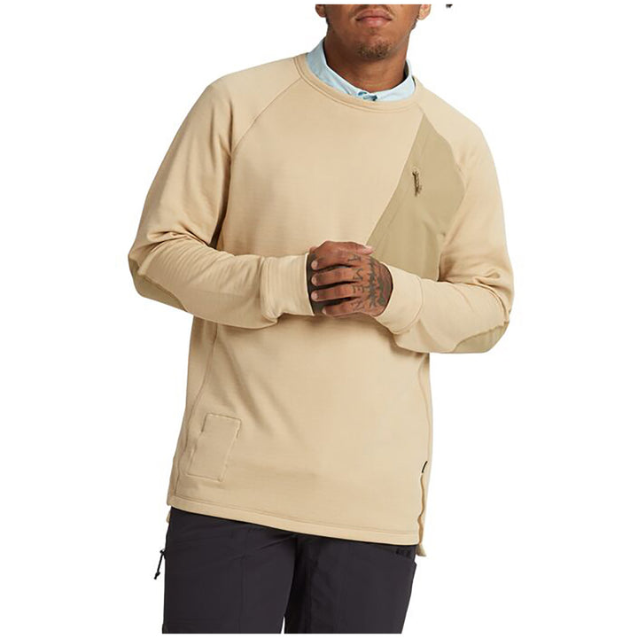 Burton Multipath Grid Crewneck - Men's Safari/Kelp