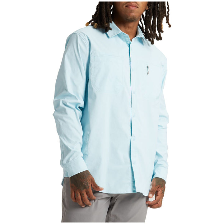 Burton Multipath Utility Long-Sleeve Shirt - Men's Iced Aqua