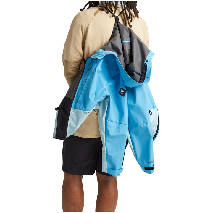 Burton GORE-TEX INFINIUM™ Multipath Jacket - Men's Cyan/Iced Aqua/Stout White