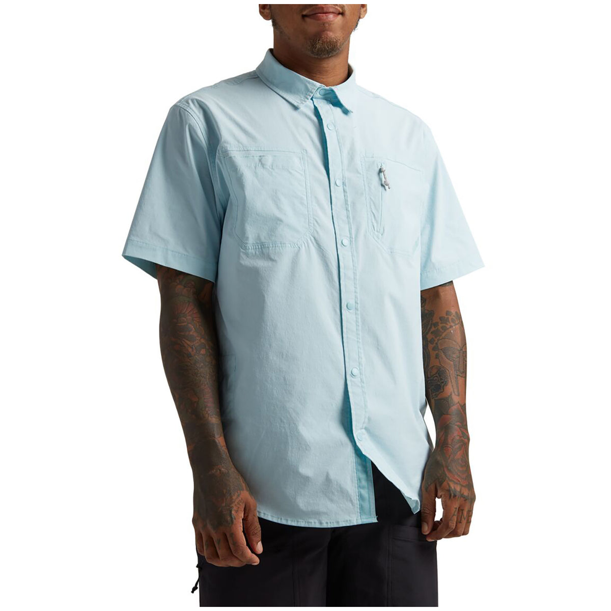 Burton Multipath Utility Short-Sleeve Shirt - Men's Iced Aqua
