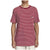 RVCA x Baker Striped T-Shirt - Men's Bright Red