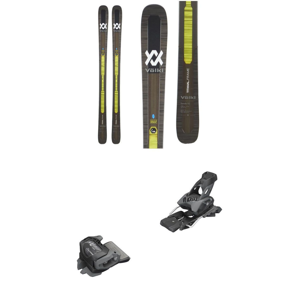 Volkl Kendo 92 Skis 2020 + Tyrolia evo Attack² 13 GW Bindings