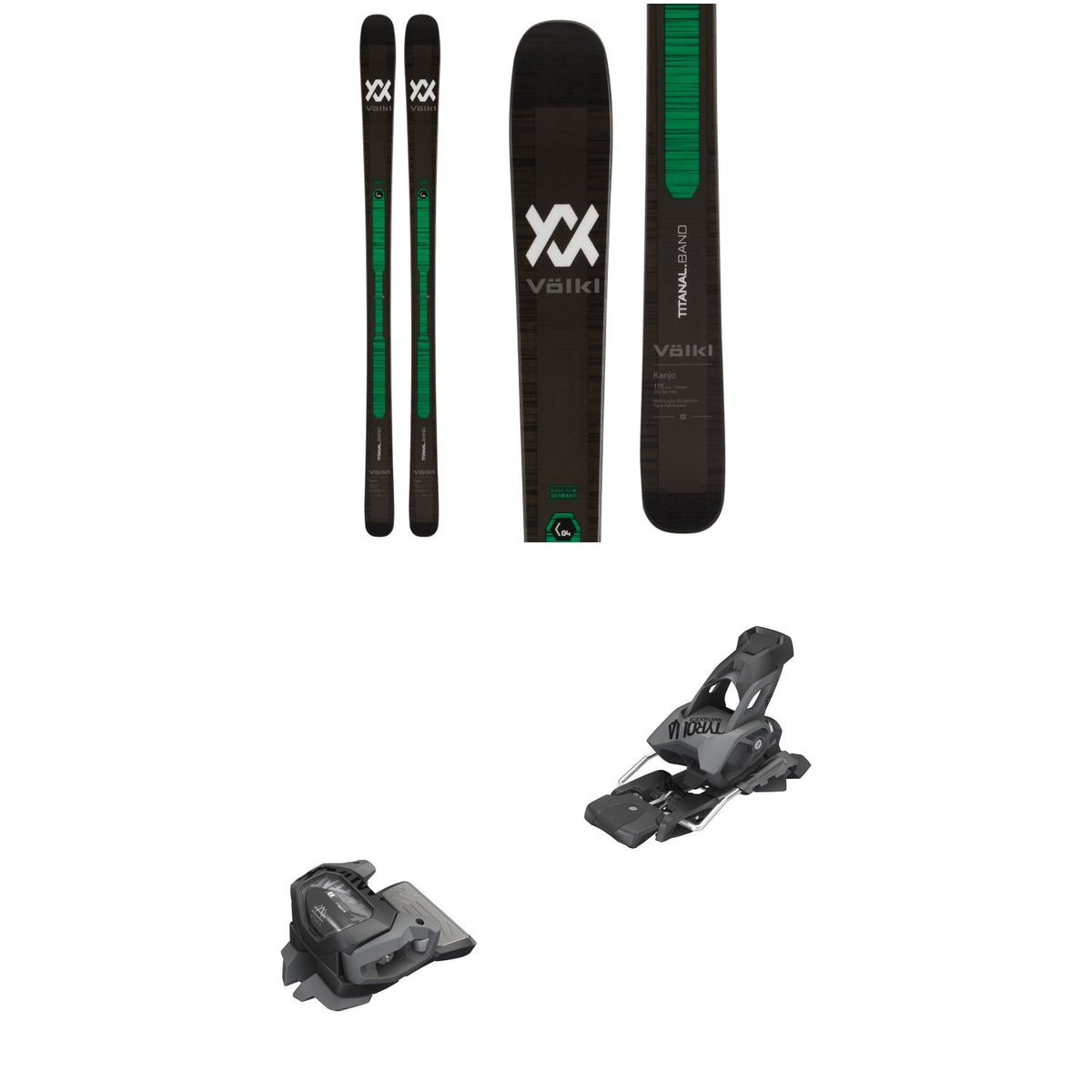 Volkl Kanjo Skis 2020 + Tyrolia evo Attack² 13 GW Bindings