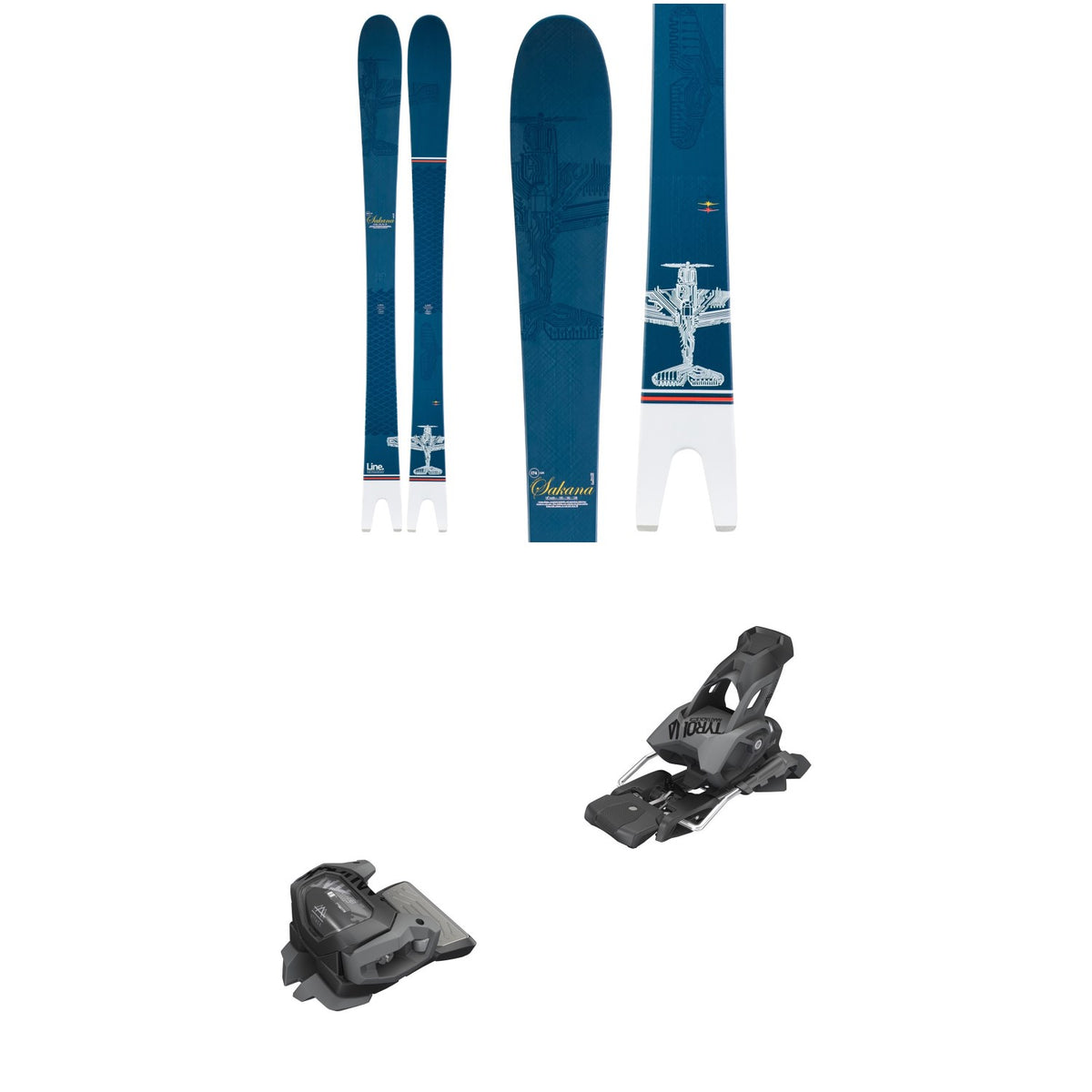 Line Skis Sakana Skis 2020 + Tyrolia evo Attack² 13 GW Bindings
