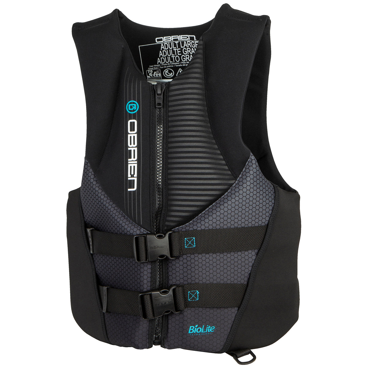 Obrien Tech Neo CGA Wake Vest 2021 Black/Blue