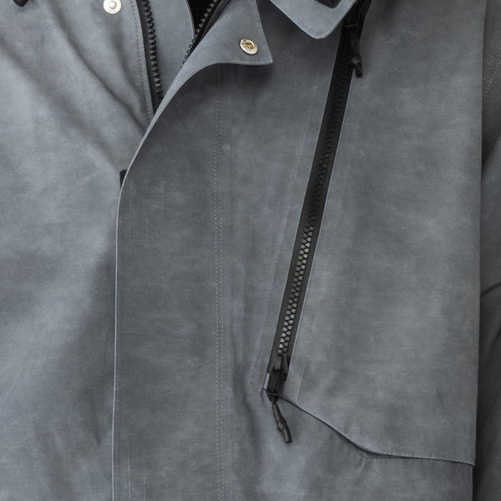 Holden Fishtail Parka - Men's Black Distressed