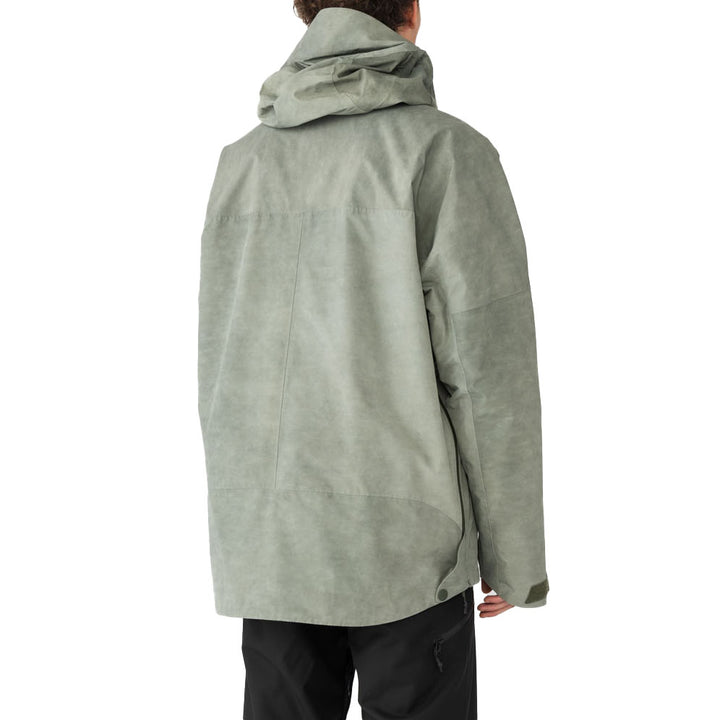 Holden Side Zip Anorak - Men's Dark Olive Distressed