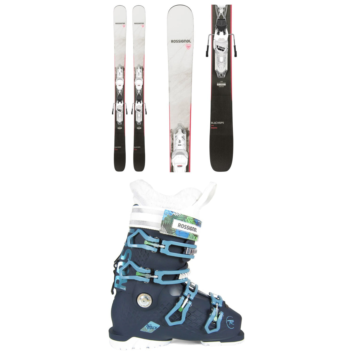 Rossignol Black Ops Dreamer Skis + Xpress 10 GW Bindings - Women's 2021 + Alltrack 70 W Premium Ski Boots