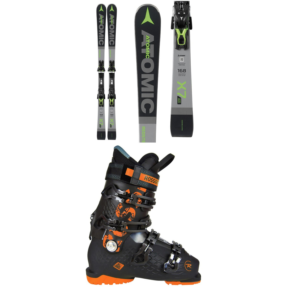 Atomic Redster X7 WB Skis + FT 12 GW Bindings 2020 + Rossignol Alltrack 90 Premium Ski Boots