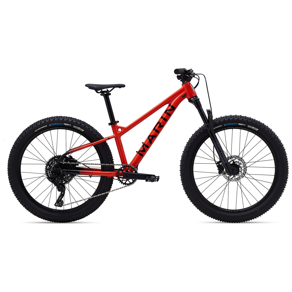 Marin San Quentin 24" Complete Mountain Bike - Kids' 2022 Gloss Red/Black