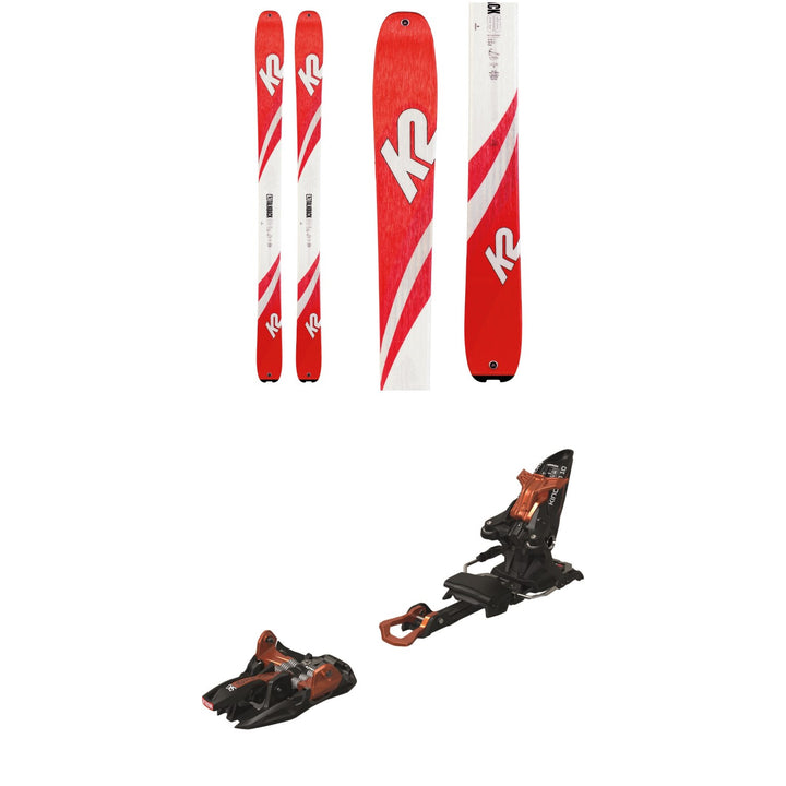 K2 Talkback 96 Skis - Women's 2020 + Marker Kingpin 10 Alpine Touring Ski Bindings 2020