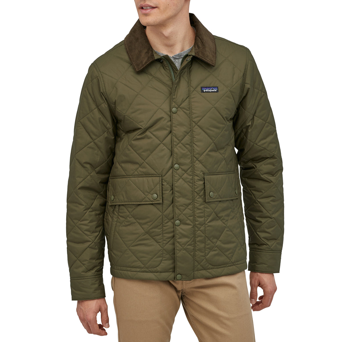 Patagonia Diamond Quilted Jacket - Men's Basin Green