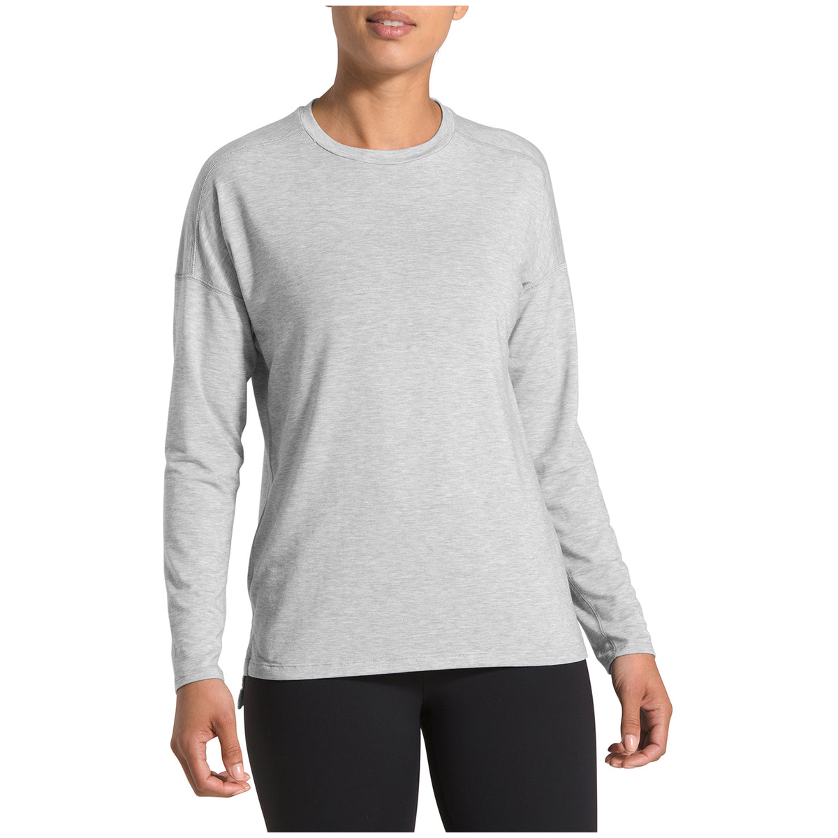 The North Face Workout Long-Sleeve T-Shirt - Women's TNF Light Grey Heather