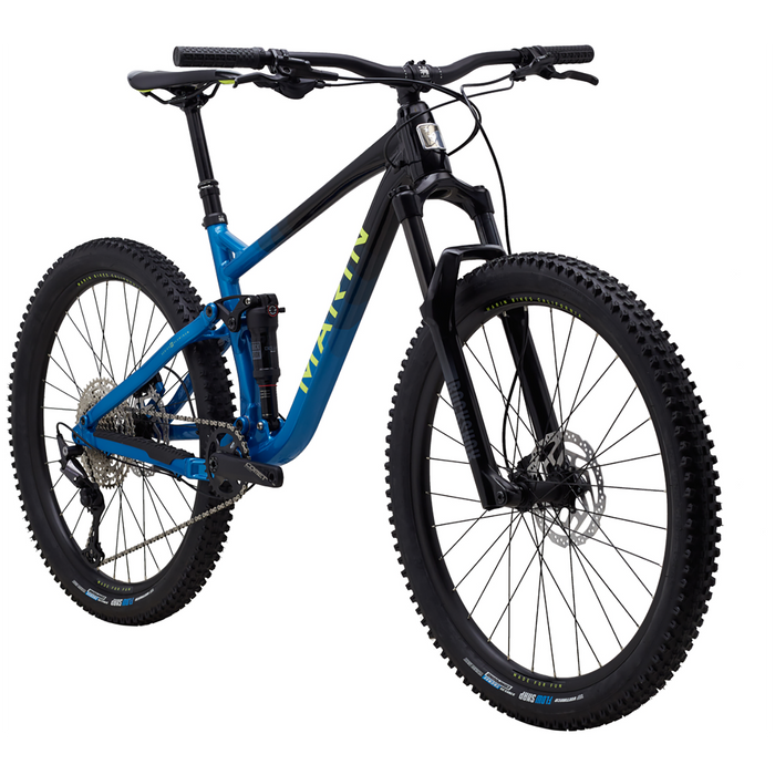 Marin Hawk Hill 2 Complete Mountain Bike 2021 Gloss Black/Blue/Yellow