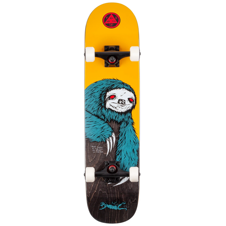 Welcome Sloth 7.75 Skateboard Complete