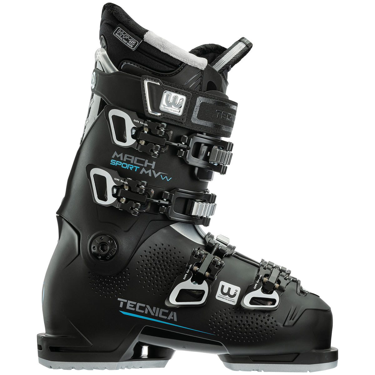 Tecnica Mach Sport MV 85 W Ski Boots - Women's 2022 Black