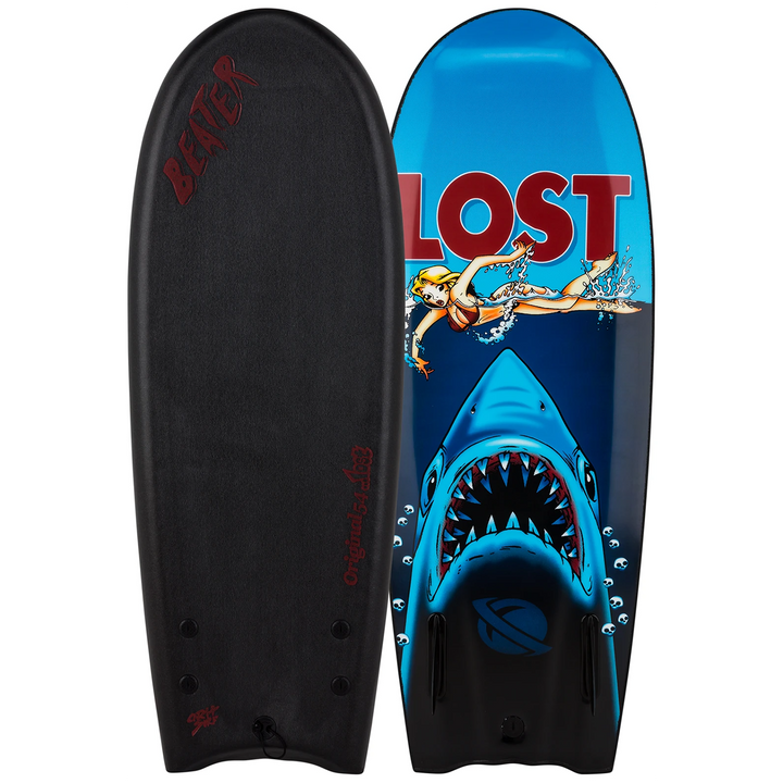 Catch Surf Beater Original 54 Twin - Lost Edition 6 Surfboard Black/Shark Attack