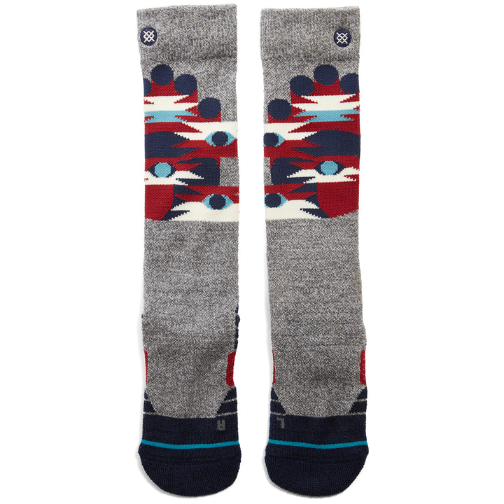 Stance Landers Snow Socks - Kids' Heather Grey