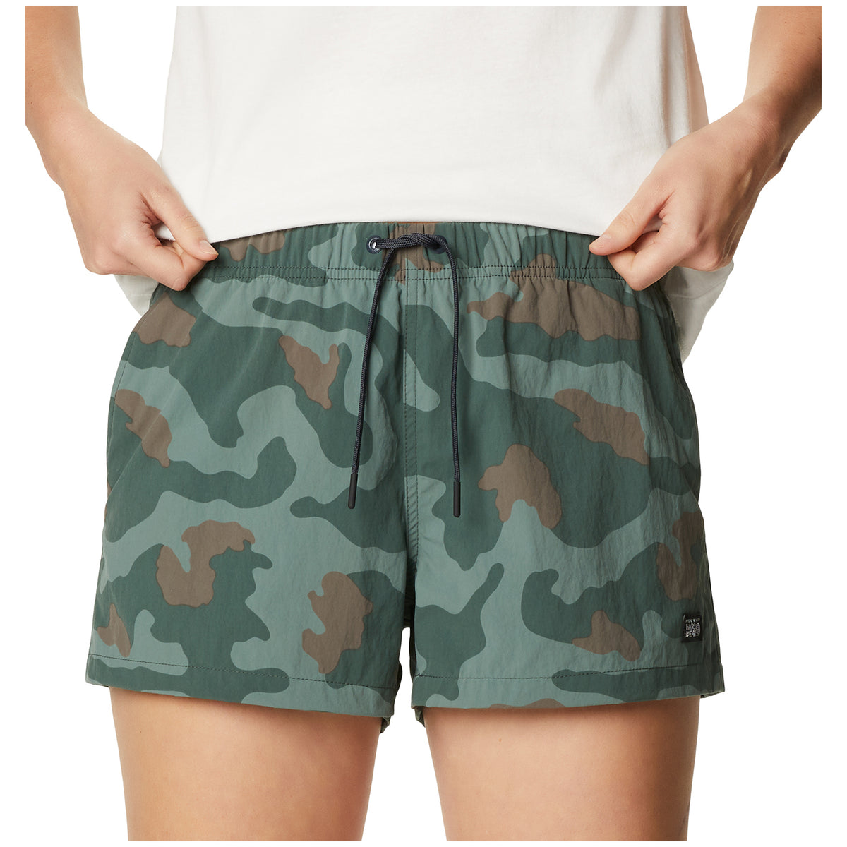 Mountain Hardwear Printed Chalkies™ Swim Shorts - Women's Thunderhead Grey Camo